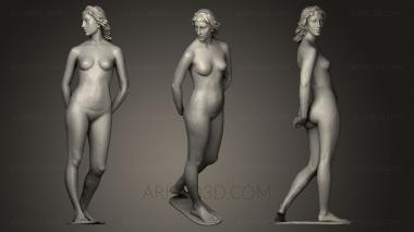 Figurines of girls (STKGL_0107) 3D model for CNC machine